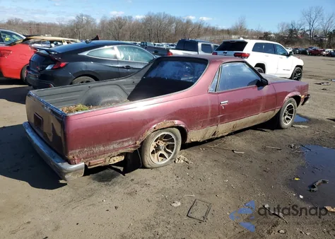 1986 Chevrolet El Camino из США, поврежденный, VIN 3GCCW80Z9GS914985